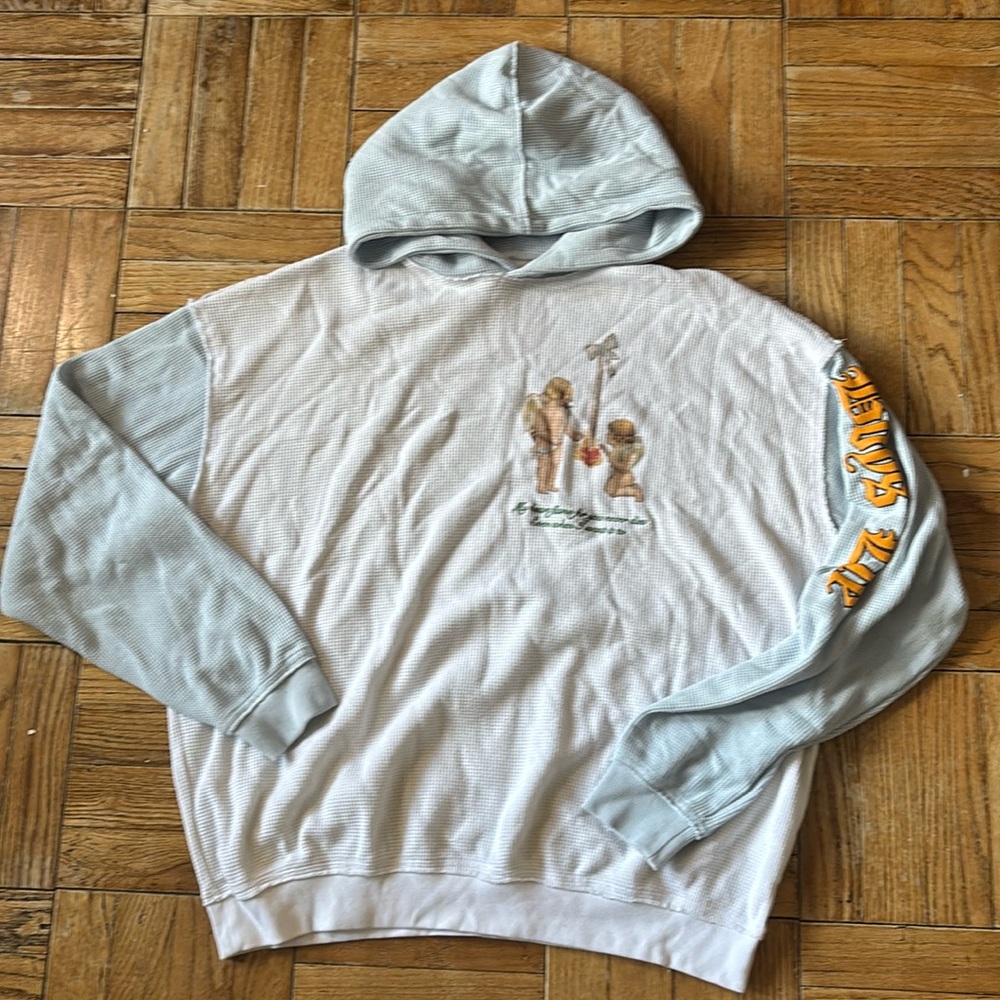 Boys Lie Thermal Long Sleeve Hoodie
